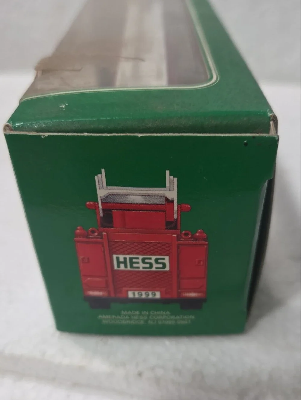 HESS Red Miniature Fire Truck Toy - 1999